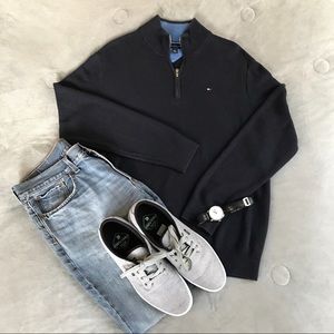 Tommy Hilfiger Navy Pullover Sweater